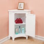 bayfield white shutter door corner floor cabinet elegant home fashions tall accent table free shipping today round mattress bathroom caddy furniture set console with chairs large 150x150