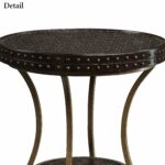 baylor round metal accent table black gold target tall half circle coffee pub style kitchen wood dining room furniture pottery barn kids chairs marble toronto mid century legs 150x150