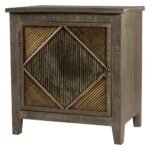 bayshore end table nightstand distressed graywash hillsdale treasure trove accent furniture heirloom gray round glass coffee with gold base large farm console bench tablecloth 150x150