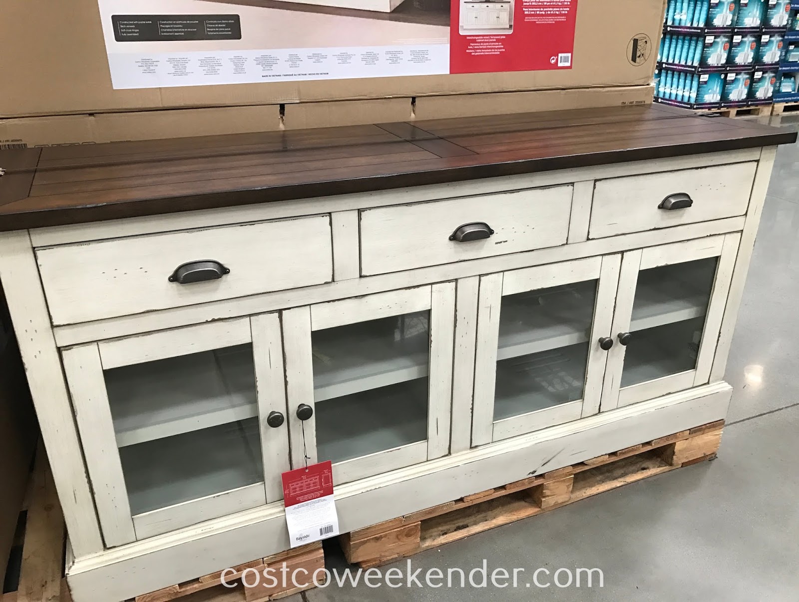 bayside furnishings accent cabinet weekender table get the for your home entertainment system end ikea bunnings outdoor sun lounges black pipe ethan allen british classics dining