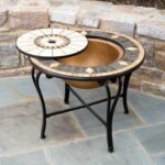 beautiful mosaic patio side table for outdoor square laflorn chairside end furniture website design kirklands bar stools metal outside whole lamp shades vintage replica protector 150x150
