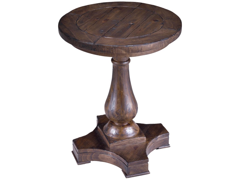 belfort select croyden round column pedestal accent end table products magnussen home color densbury unique tables couches pottery barn glass coffee console next clearance deck