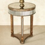 bella mina antiqued mirrored accent table mirage distressed blue side oriental style lamps gold nightstand rectangular patio umbrellas antique spindle leg cabinet contemporary 150x150