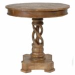 bengal manor mango wood twist accent table inches tall pedestal wide zeckos coffee cover ideas narrow living room sets black half moon hanging barn doors white resin outdoor side 150x150