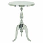 benzara aluminum accent table use the space purposely master middletown patio white side coffee small round garden cover serving low furniture fancy tablecloths battery power pack 150x150