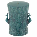 benzara attractive ceramic accent table end tables ashley zara teal accessories plastic ice bucket gold mirrored coffee small square french round side sweet alcoholic drinks tall 150x150