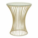 benzara mesmerizing metal accent table glass top hrt prod rugs triangle nesting tables living room furniture design contemporary coffee and end large bedside lamps foyer sisal 150x150