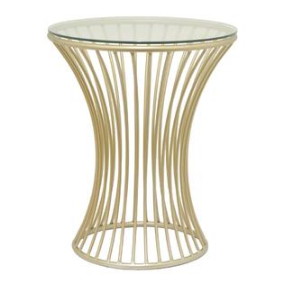 benzara mesmerizing metal accent table glass top hrt prod with pottery barn leather armchair diy bar french style small monarch specialties console square white coffee tiffany