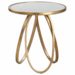 bernard accent table home decor accents black gold the curved contemporary lines our collides with rich metallic and create chic glamorous any space antique marble side cast 150x150