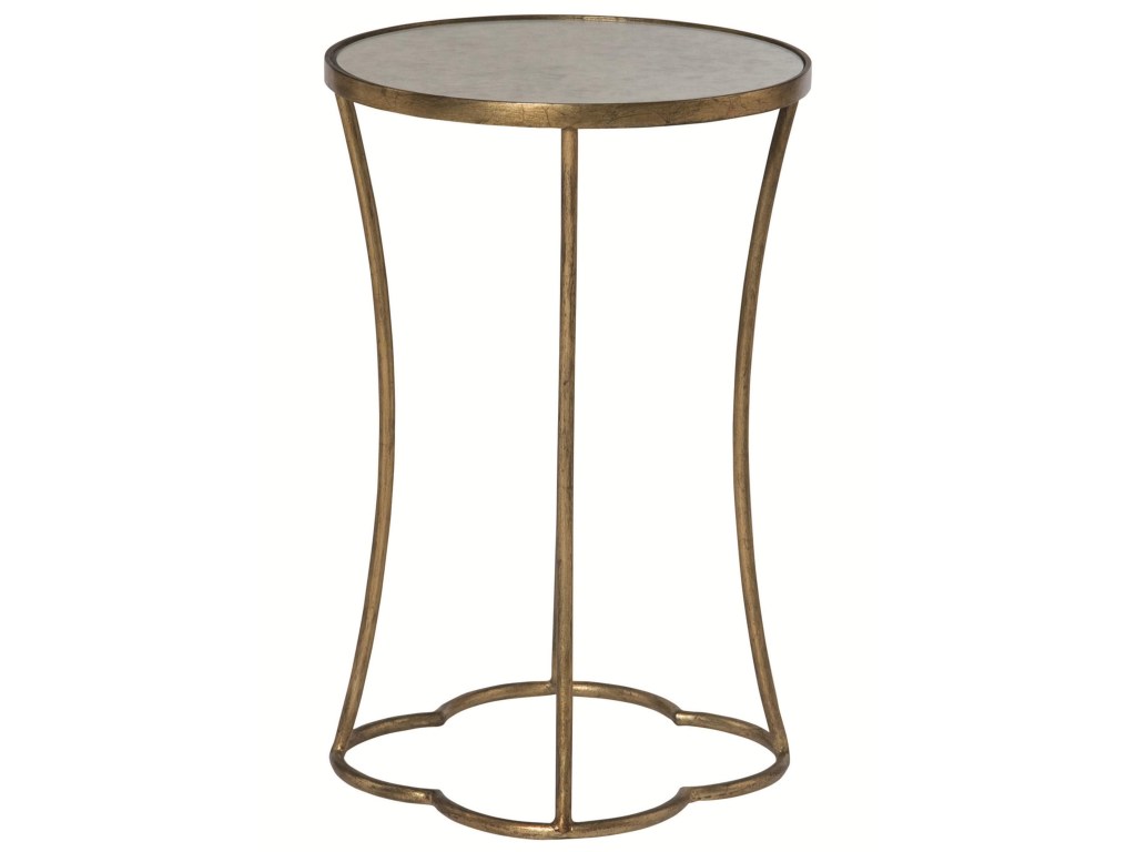 bernhardt interiors accents kylie round accent table with antique products color occasional tables top mirrored utility furniture sofa end drawers black bar height espresso