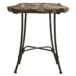bernhardt interiors accents petrified wood slab side table products color accent pieces with metal base dunk bright furniture end tables best coffee designs trestle storage ott 150x150