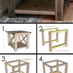 best diy farmhouse coffee table ideas and designs for homebnc accent build your own rustic cube end tables tall side with storage small pedestal metal legs unusual lamp shades 150x150