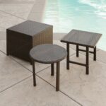 best selling palmilla wicker table set multibrown garden patio accent side tables outdoor wine rack towel holder mosaic bistro dining room sets bedside design ideas round coffee 150x150