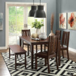 better homes and gardens bankston dining chairs set mocha ave six piece fabric chair accent table vintage swedish furniture barn door closet doors modern armchair marble top 150x150