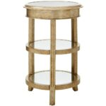 bevel mirror gold round accent table the end tables quatrefoil wood chairs oak mission rectangle patio coffee sets kids and target acrylic winsome timmy three piece set inch side 150x150