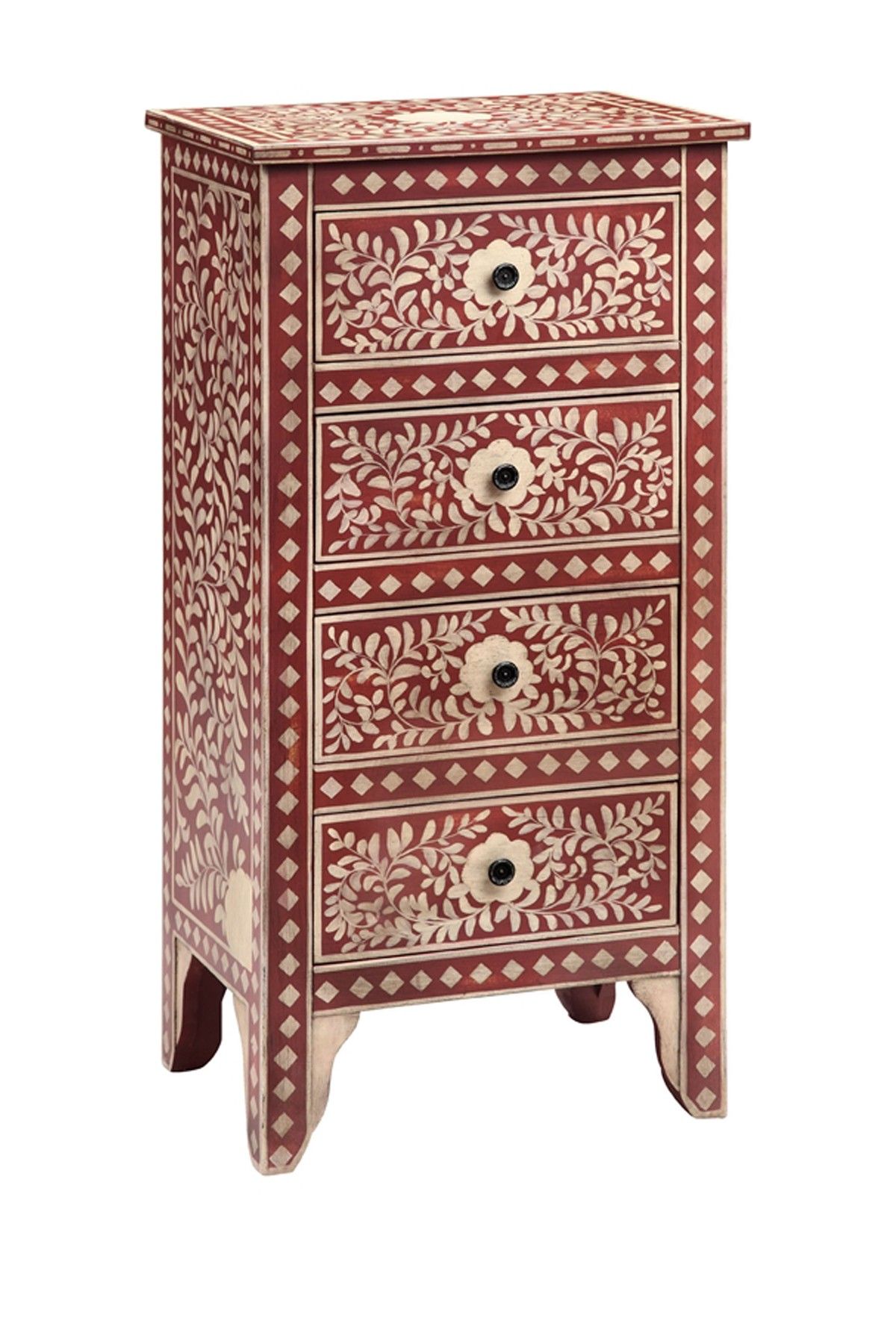 bijan hand painted drawer chest leen bakker woonideeen accent tables chests small wrought iron table bellingham furniture wood living room bent acrylic coffee distressed white