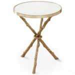 bijou global bazaar gold white twig branch accent side end table product kathy kuo home clear acrylic sofa marble round glass metal tables vinyl tablecloth world market hairpin 150x150