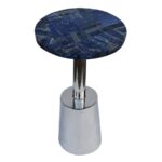 billie accent table round lapis top tables elements blue next mirrored side green marble coffee wisteria tiffany style lamps black end with storage for living room orange 150x150