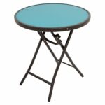 bistro accent table turq target patio patios metal turquoise room essentials white outdoor interior barn doors slim bedside side with storage marble top oval farmhouse dining home 150x150