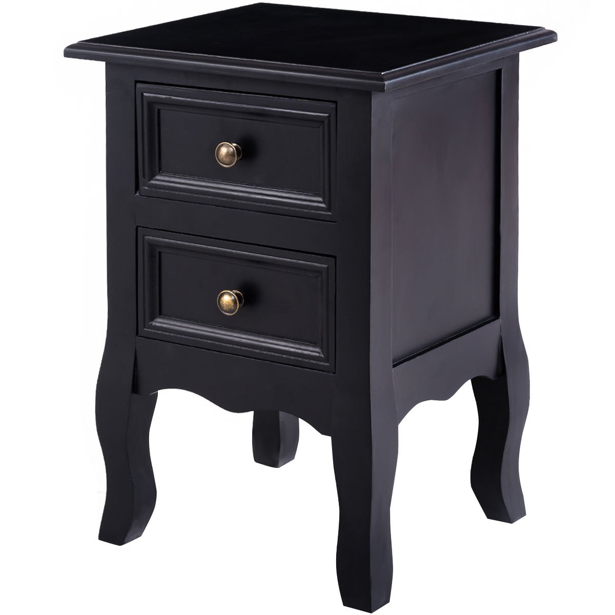 black accent side end table night stand curved legs timmy bedroom drawers with ebook kitchen dining white lamp home furniture sets antique styles garden hollywood mirrored