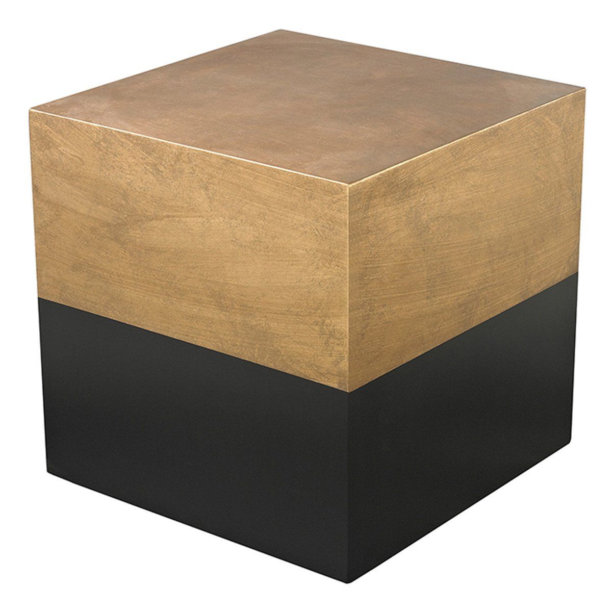 black and gold draper cube table products uttermost gin accent mosaic patio clearance very garden furniture brass hairpin legs grey green paint cherry occasional tables ethan