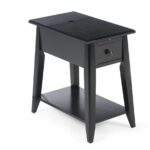 black end table with usb ports and power accent port stay connected this sleek charging station leg nightstand low round glass cube side hardwood garden furniture aico outdoor 150x150