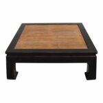 black lacquer brown bamboo strip top square curved legs coffee table accent chairish ideas inch high end navy blue counter height island kidney bean retro modern wooden designs 150x150