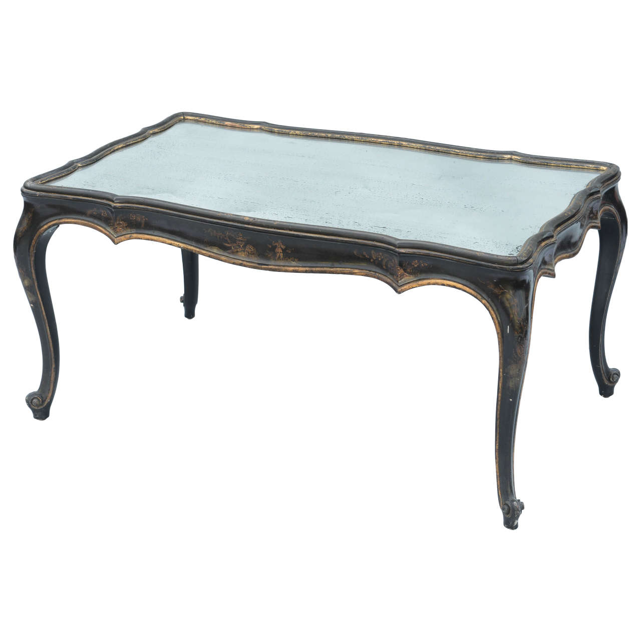 black lacquered chinoiserie coffee table with mirrored top modern cube accent mirror tablet yellow target side drawer white contemporary lamp tables for living room kohls