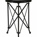 black marble metal round directoire accent table tables maple top vintage mid century sofa cantilever umbrella ikea narrow end dining room iron furniture carved console waterproof 150x150