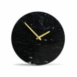 black marble wall clock gold hands article maris contemporary signy drum accent table with top small iron garden west elm urban sectional pulaski furniture reviews chairside end 150x150