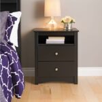 black nightstands bedroom furniture the prepac winsome ava accent table with drawer finish sonoma nightstand dining lamp small width console sheesham wood drop leaf folding chairs 150x150