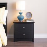 black nightstands bedroom furniture the prepac winsome ava accent table with drawer finish sonoma nightstand outdoor cover sheesham wood side kohls gift registry wedding small 150x150