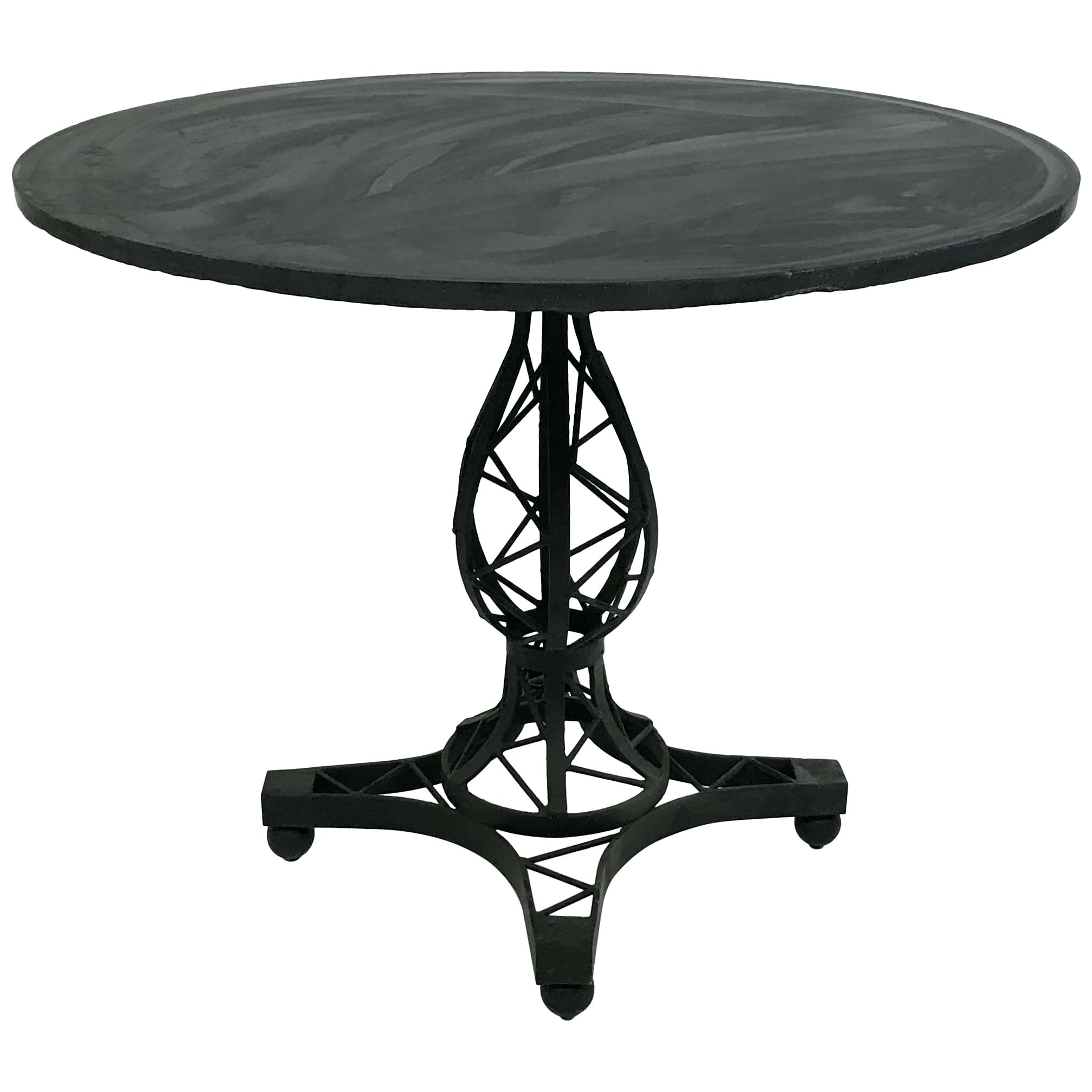 black pedestal table antique cast iron bases slate and wrought round dining accent target white bedside toledo furniture new coffee floor cabinet red chest turquoise lamp pier one