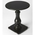 black pedestal tables accent table modern side end rose gold home accessories nautical bar lights small with drawer and shelf weatherproof outdoor furniture circular patio cover 150x150