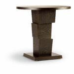 block end table furniture side small single wood accent with three sawn blocks solid top and base optional painted finish available various sizes finishes dining room lighting 150x150