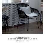 bloomingville braided rattan barrel chair copy cat chic park wicker accent table target metal dining room chairs side patio pier one coby tripod floor lamp wooden furniture 150x150