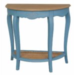 blue accent tables living room furniture the antique console str half moon table ashbury stradivarius natural oak veneer and chairs with tablecloth for foot wall clocks target 150x150