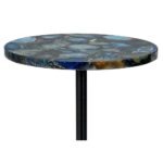 blue agate side table geode stone chelsea house glass accent top cement outdoor designer and chairs round wood nesting tables outside umbrella stand small dark telephone white 150x150