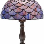 blue shell tiffany style accent table lamp lamps fpx backyard shade structures chair side tables living room drum seat with back brass inexpensive end for classic modern chairs 150x150