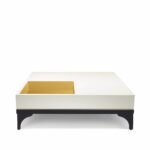 bold coffee table with inset brass tray place home goods accent tables display art books objects curiosities and treasures acquired near far adjustable telephone drawers breakfast 150x150