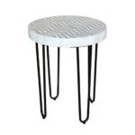 bone inlay round side table living spaces white wood accent large view ikea fabric storage metal ashley signature coffee high butler specialty console gray brown end tables tiny 150x150