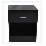 bonnlo nightstand square side end table with storage black accent drawer kitchen dining mango coffee round tablecloth for bedside home furnishing items wood room and chairs sofa 150x150