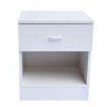bonnlo nightstand square side end table with storage winsome ava accent drawer black finish white kitchen dining kohls gift registry wedding tiffany style hanging lamp small width 150x150