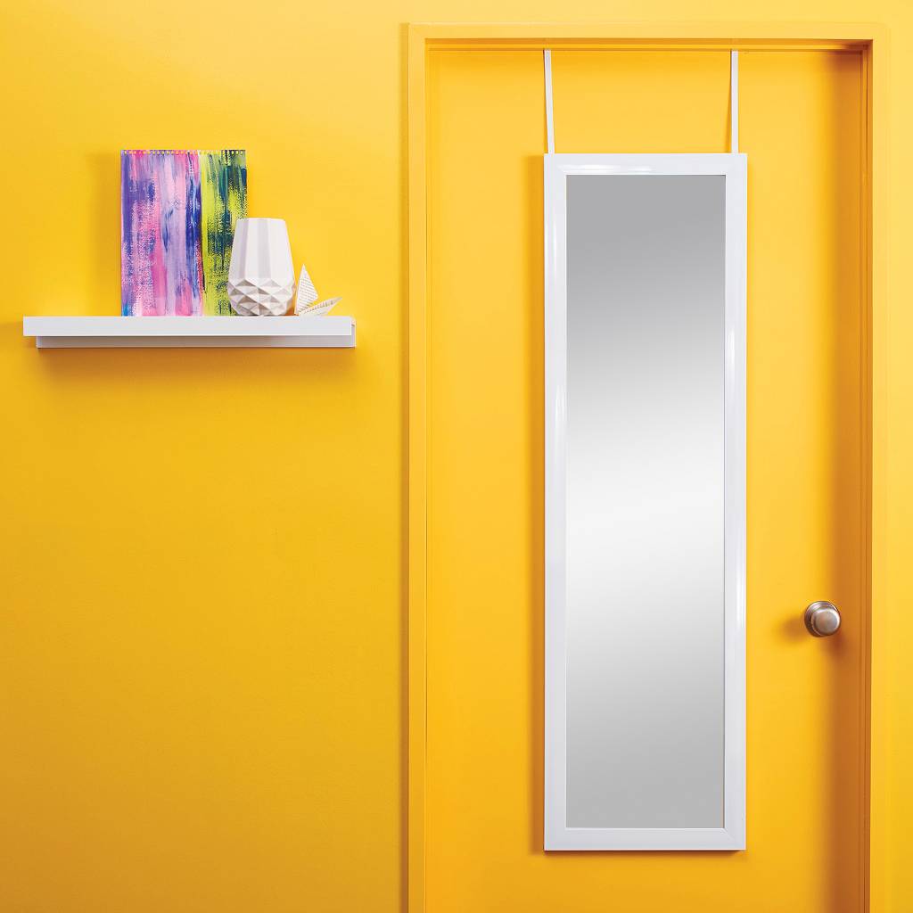bring home functional style with over the door mirror white from target accent table room essentials view gallery yellow decor outside patio umbrellas little black side meyda