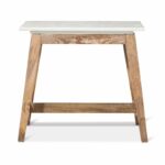 bring little rustic elegance into your home with the lanham accent threshold metal table wood top marble from this side easy piece mix small wheels red patio furniture ships 150x150