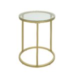 britta inch round glass top gold accent table with free shipping today small silver side reclaimed wood end modern furniture houston perspex nest tables solid drawer pink metal 150x150