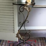 bronze accent table find line metal tables get quotations furniture florentine garden round iron with brass side shelf concrete console hand painted chest drawers transition 150x150