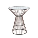 bronze wire frame tall side table with glass top outdoor accent free shipping today drawers ceiling chandelier designer white coffee target futon mattress small drop leaf kitchen 150x150