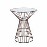 bronze wire frame tall side table with glass top outdoor free shipping today uttermost art teak bench bedside units bistro patio set cover rafferty end ashley furniture white bar 150x150