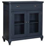 broyhill furniture ashgrove cottage hall cabinet with beveled glass products color accent table doors ashgrovehall leather chairs for living room laminate paint half moon dale 150x150